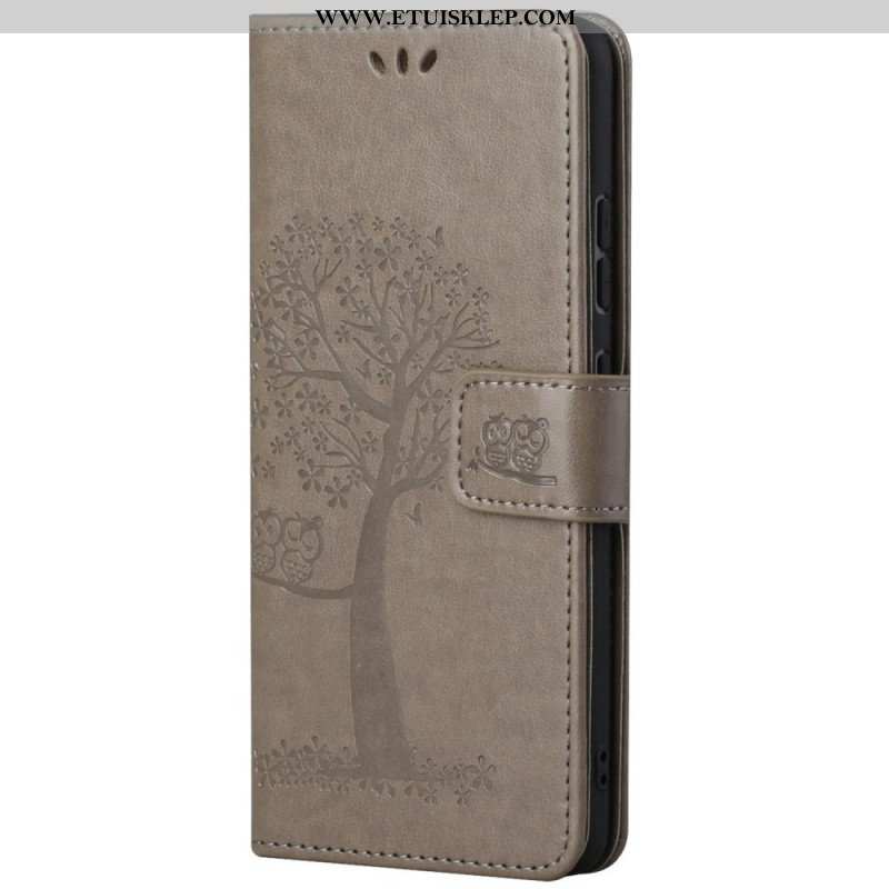 Etui Folio do Samsung Galaxy M23 5G Sowa Drzewo